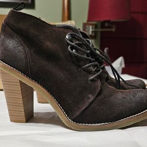 Kelsi Dagger Dark Brown Heeled Boots